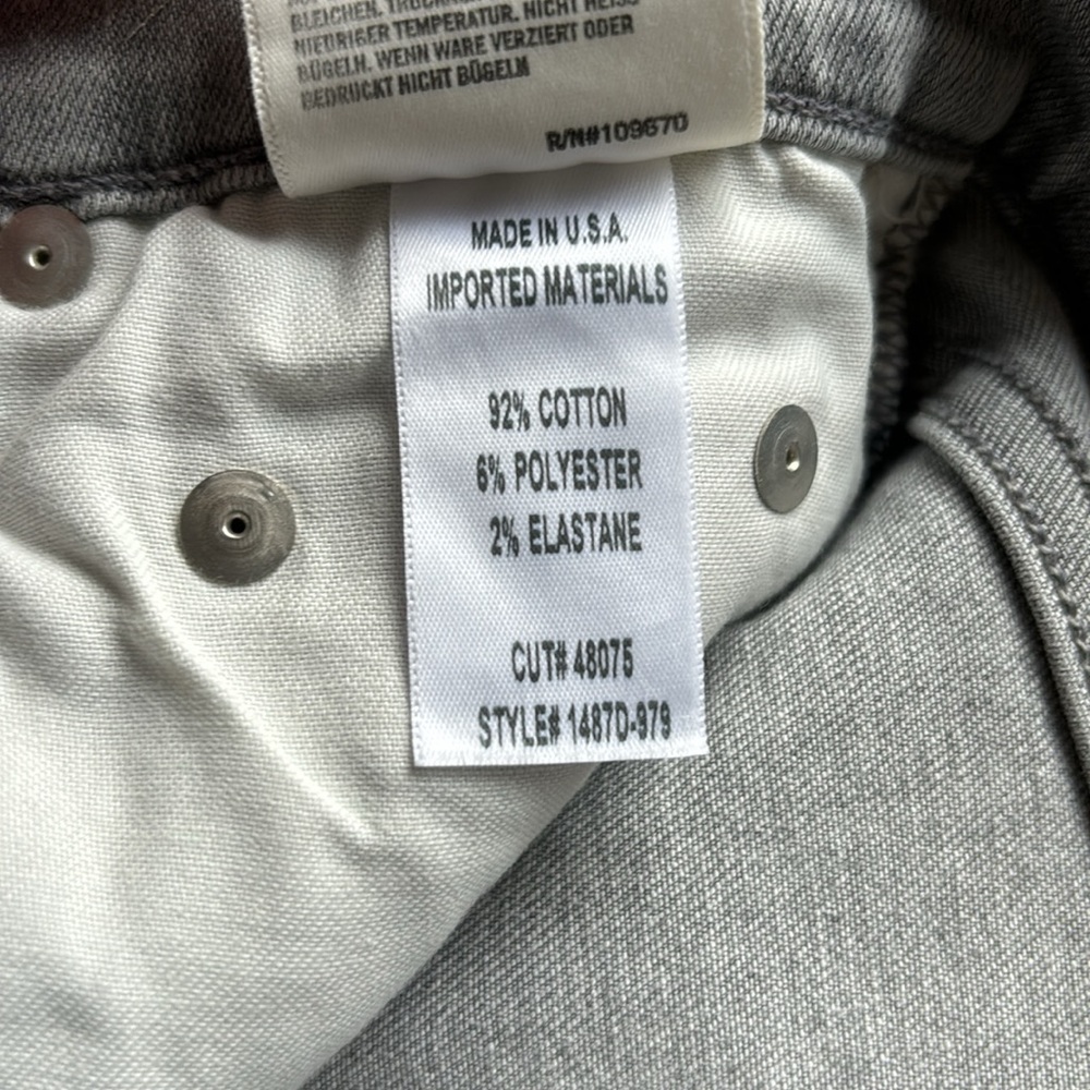 Citizens of Humanity Rocket Crop High Rise Skinny Grey Sz 28 Neutral Minimalist - Picture 12 of 13